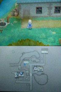 une photo d'Ã©cran de Final Fantasy 4 DS sur Nintendo DS